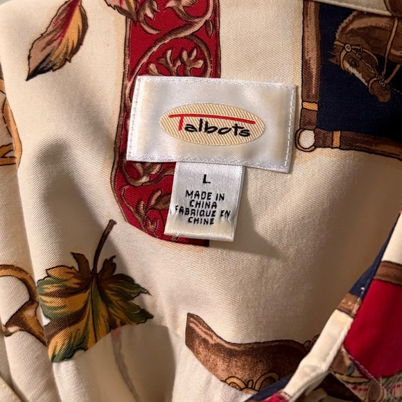 Talbots Equestrian Button up - Picture 7 of 8